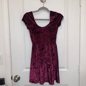 Velvet Skater Dress